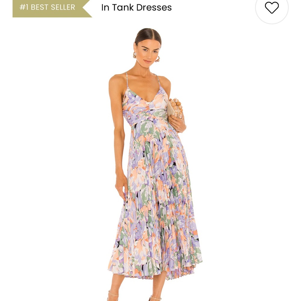 Astr White Cream Spaghetti Strap Sundress Midi